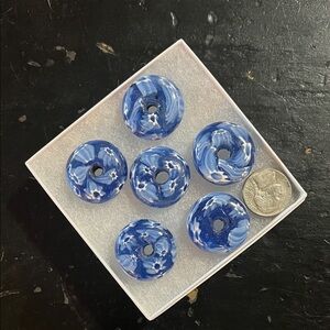Vintage glass beads